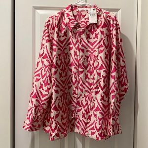 MANGO CAMISA NEW WITH TAGS. FUCSIA SIZE 4XL.